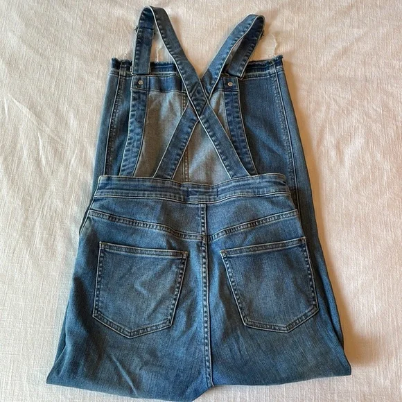 Madewell Blue Denim Overalls - Picture 6 of 7